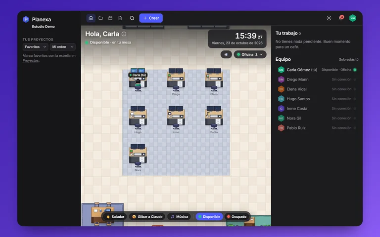 Screenshot of Planexa